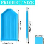 Blue 5D Diamond Art Tools & Accessories - 12-Plastic Trays, 22-Glue Clays, 5-Diamond Pens & DIY Kit Accessories