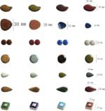 200g Ceramics Mosaic Tiles Random Color Raindrops Shape Mosaic Ceramics Pieces for DIY Crafts Home Decoration(18x28mm)