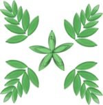 Green Leaf Mosaic Tiles for Crafts Bulk,200g Petal Mosaic Glass Pieces,Flower Glass Tiles for DIY Garden Mosaic Making