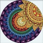 Diamond Art Painting Kit, DIY Mandala 5D Special Shape Crystal Diamond Partial Diamond Art Painting Mosaic Making Craft, Suitable for Home Wall Decor Art Holiday Gift